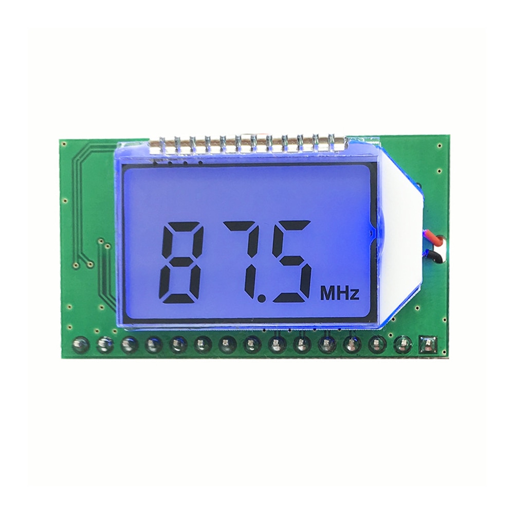 Wireless PLL LCD 87-108MHZ Digital FM Radio Transmitter/Receiver Module Microphone Stereo Board Noise Reduction Module Diy Kit