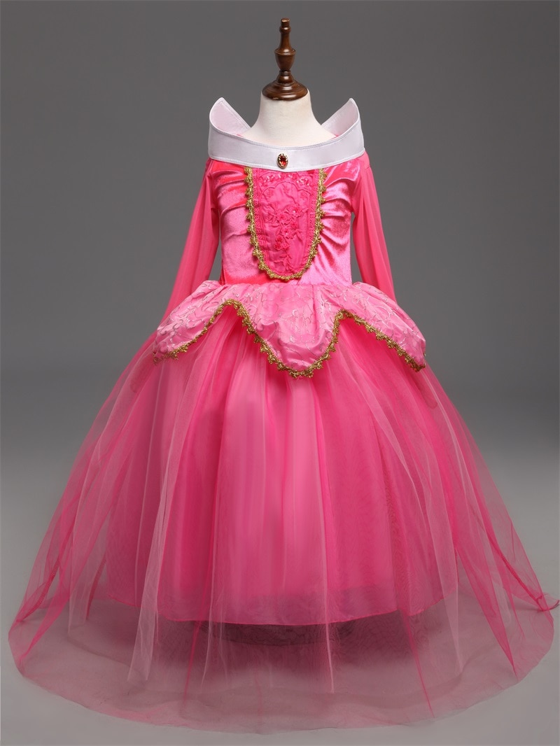 Halloween Role-play Princess Dresses For Girl Kids Dress For Girls Embroidery Elsa Boutique Kid Clothing Birthday Party Costume