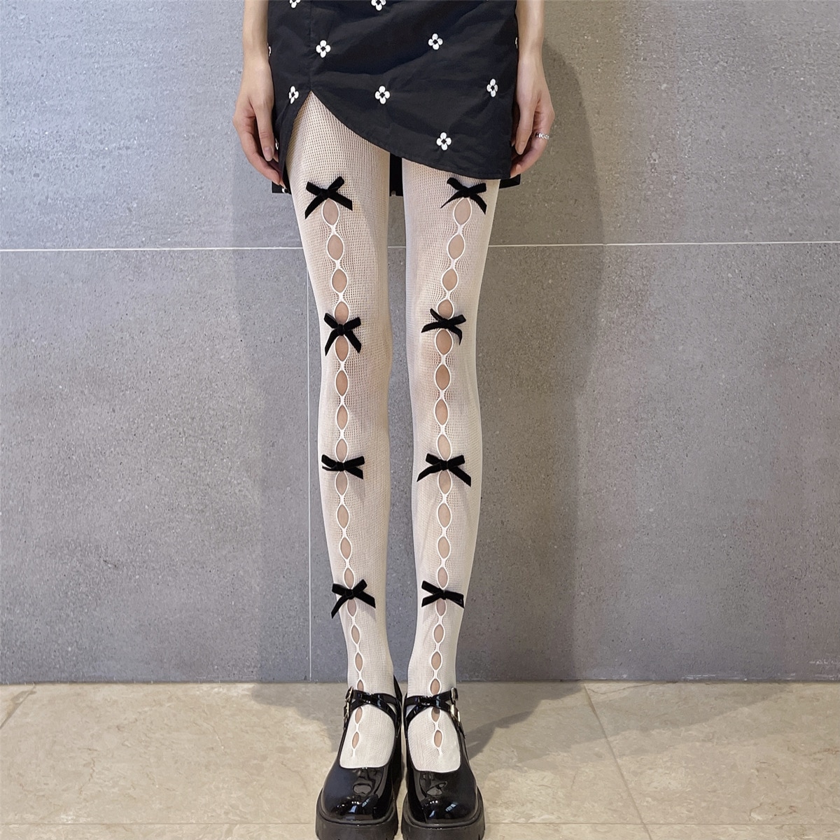 Lingerie Sexy Lace Women Tights Stockings Japanese Style Lolita Kawaii Thigh High Stocking Pantyhose Hollow Out Fishnet Stocking