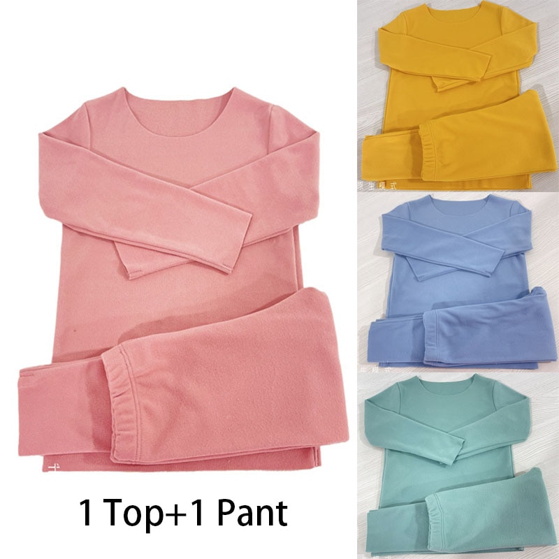 High Technology Baby Thermal Underwear Sets Children Clothing Seamless Underwear Pijama Infantil Autumn winter Kids Clothes Sets