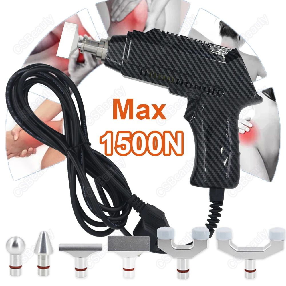 New Electric Correction Gun 1500N Spinal Adjustable Instrument Impulse Spine Cervical Massager