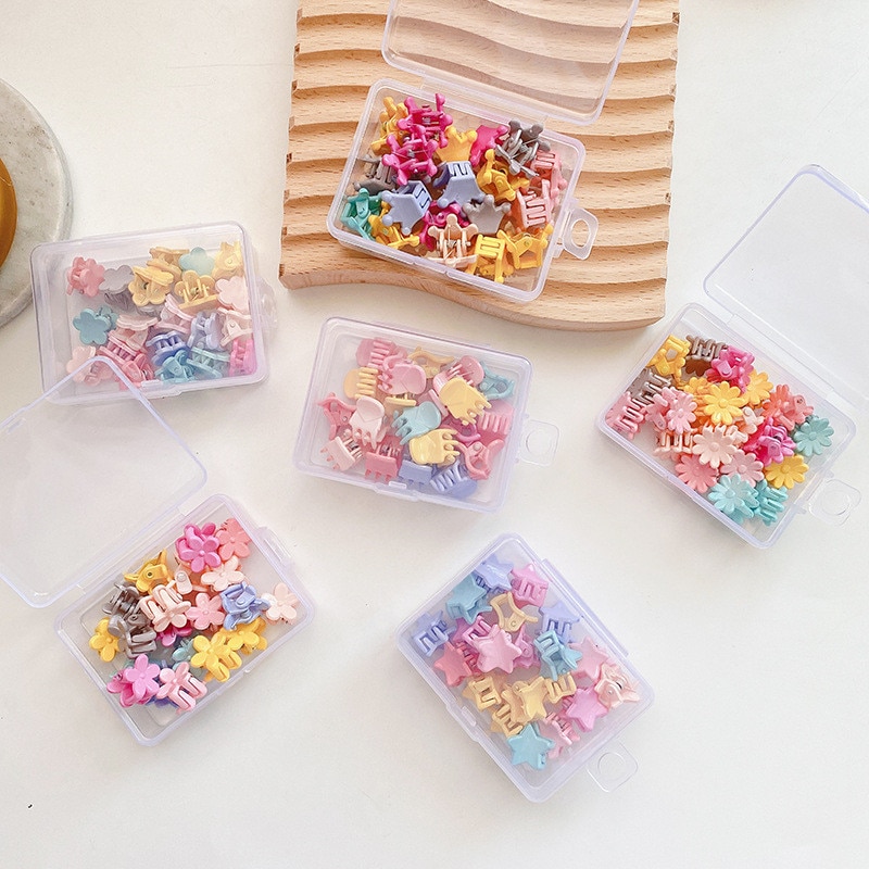 20pcs Kid Girls Mini Butterfly Hair Claws Clips for hair Styling Hairpin Clip Hair Barrettes Accessories Baby hair band Colorful