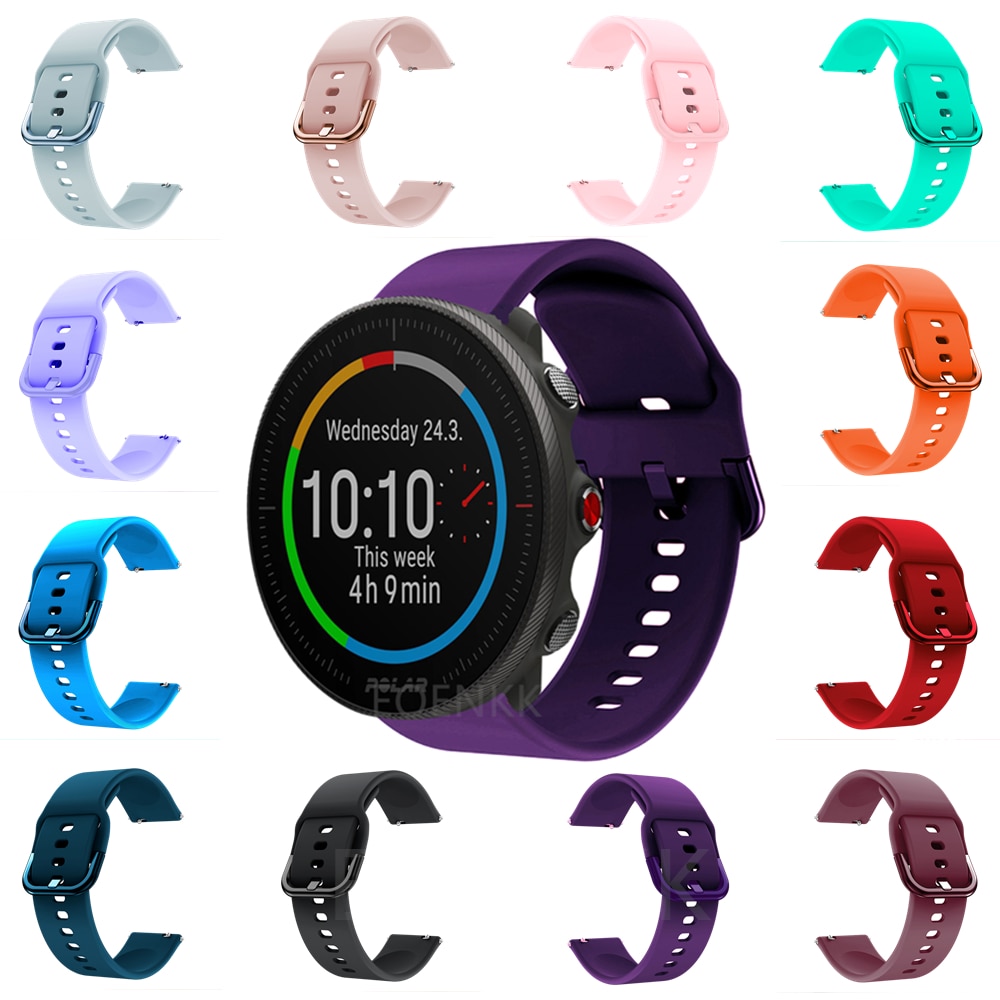 Smartwatch Band Strap For Polar Vantage M/M2 / Unite Soft Silicone Bracelet Belt Replacement Wristband For Polar ignite 2/Grit X