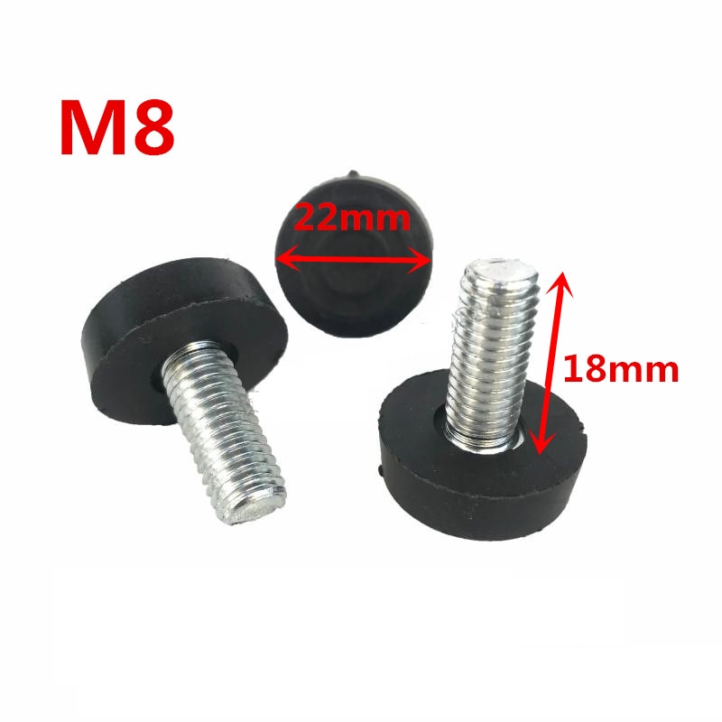 22*M8 M6 Screw Adjustable Foot Shelf Adjustable Foot Mat Increased Foot Base Table Chassis Furniture Threaded Foot