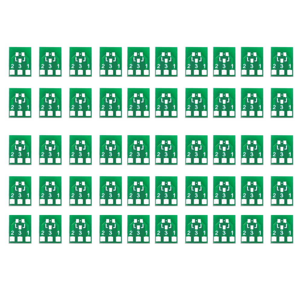 10PCS/20/50PCS SOT23 SOT23-3 Turn SIP3 Double-Side SMD Turn To DIP Adapter Converter Plate SOT SIP IC Socket PCB Board Diy kit