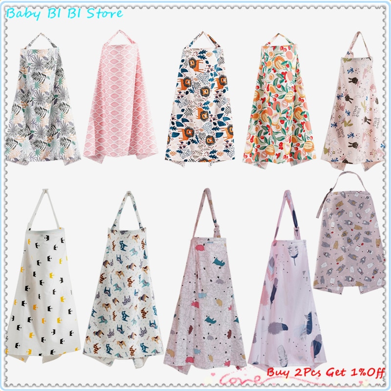 1 Pc Baby Breastfeeding Nursing Cover Infant Breast Feeding Scarf Blanket Cloth Mum Nursing Apron Cape Canopy
