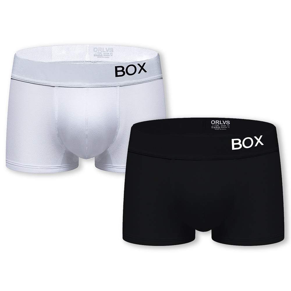 ORLVS Men's Panties Sexy Man Undewear Boxer Men Underpants Boxershort Underpant Male Panties 3D Pouch Shorts Under Wear Pan