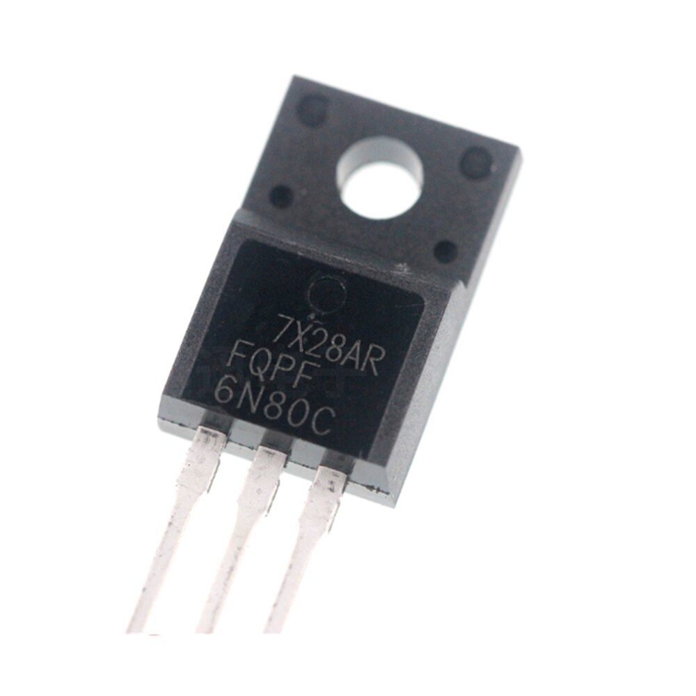 10PCS FQPF6N80C TO-220 6N80C 6N80 TO220 FQPF6N80 TO-220F new MOS FET transistor