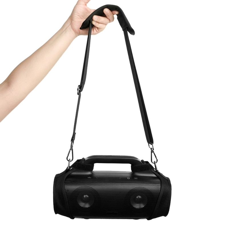 Lightweight Carrying Case Organizer Compatible with Anker Motion Boom Case Storage Box Protective Case Bag Black