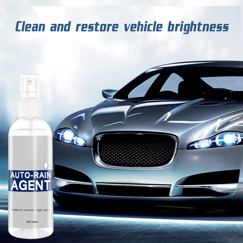Auto wash Anti-Drain Cleaner Agent Waterproof Rainproof Anti-fog Spray Car Windshield Window Glass Coating Spray Accessory