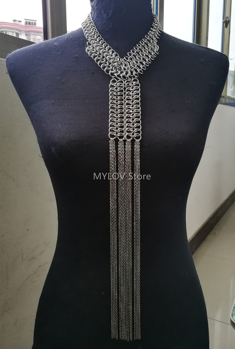 09016 NEW STYLE Fashion Women Harness Gold Silver Colour Chain Mail Tassel Body Chains Sexy Body Chain Jewelry