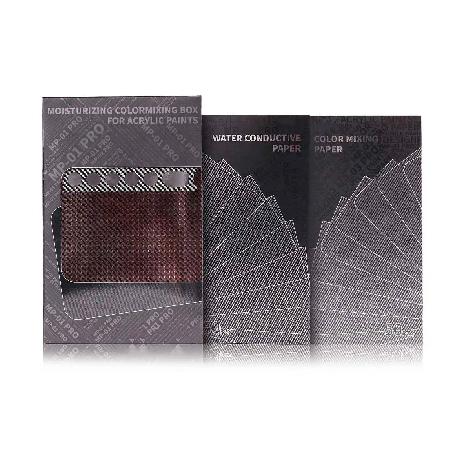 DSPIAE MP-01 PRO Moisturizing Color Box for Water-based Paints Moisture-retaining Box For Acrylic