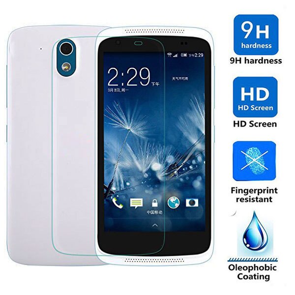 0.3mm thin 2.5d slim tempered glass screen protector film on for htc desire 526 526g 526g+ guard pelicula de vidro coque protect