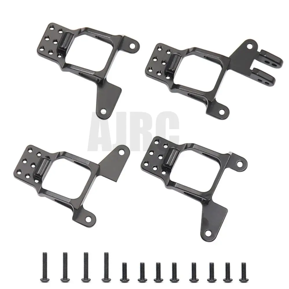 Aluminum Front & Rear Shock Tower Hoops Bracket Shock Absorbers Mount For 1/10 Rc Traxxas Trx-4 Trx4