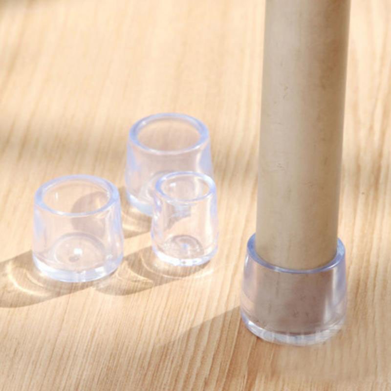 4Pcs/set Chair Leg Caps Rubber Feet Protector Socks Plugs Dust Cover Pads Furniture Table Covers Feet Leg Cap Floor Protector