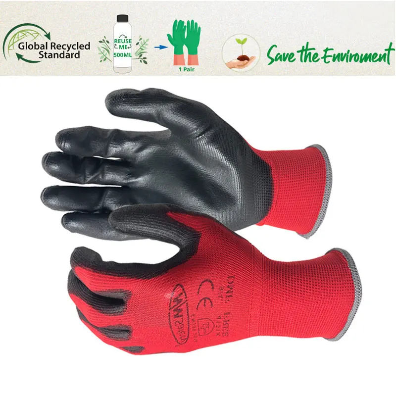 24Piece/12 Pairs Professional Safety Mechanic Protective Work Gloves For Women Garden or Men PU