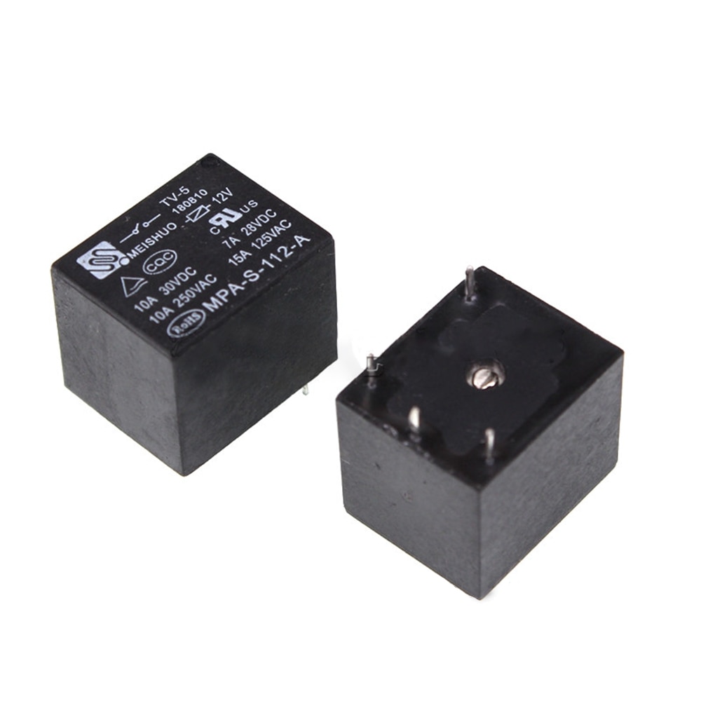 5pcs New MPA-S-112-A 12v Frequently Open 15A 4PIN Cooker Relay