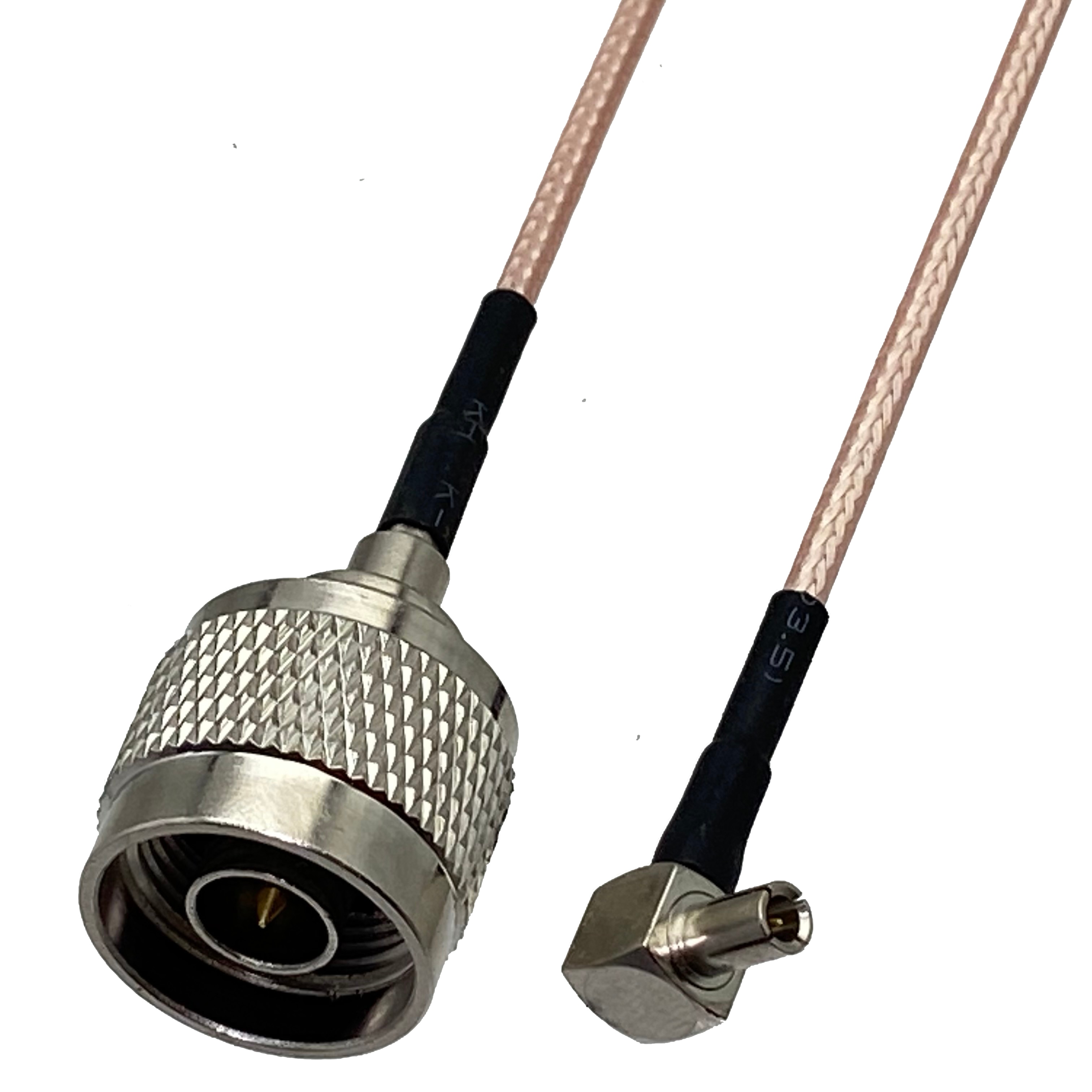 RG316 Cable N Male Plug to TS9 Male Plug Right Angle Connector RF Coaxial Pigtail Jumper Adapter New Wire Terminal 4inch~10FT