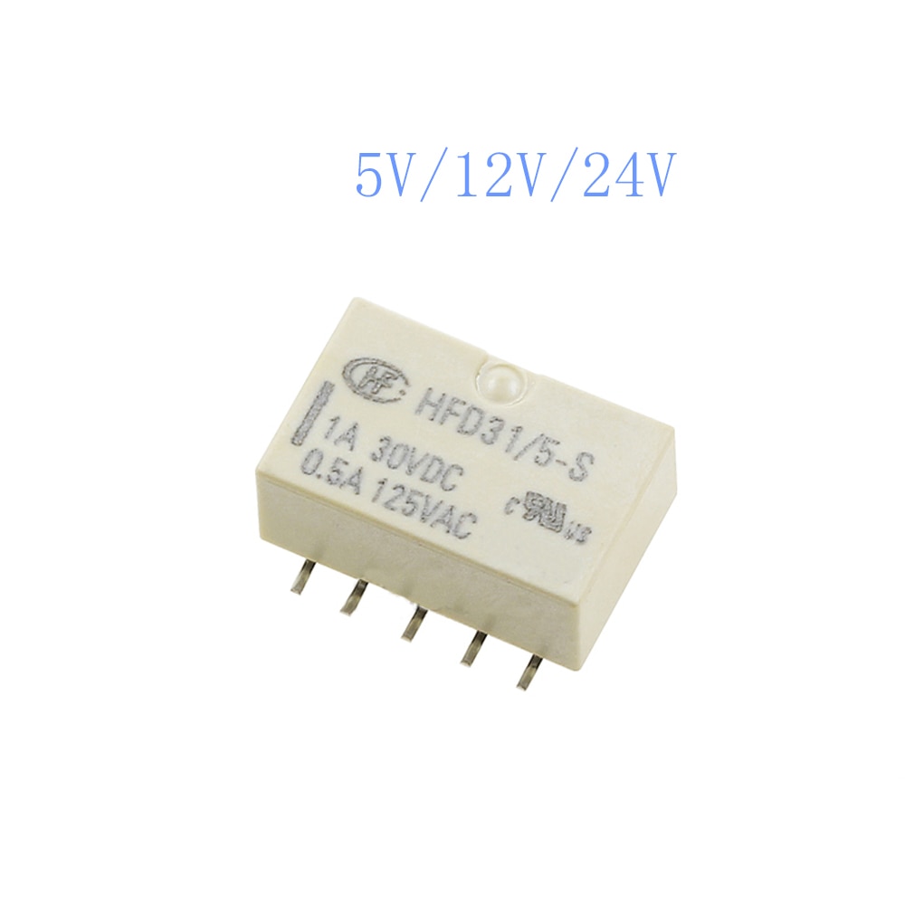 3PCS/lot NEW Relay HFD31/5-S HFD31/12-S HFD31/24-S HFD31-12-S HFD31-5 S HFD3112S 12vdc HFD31/24-S 10PIN HFD31 5V 12V 24V