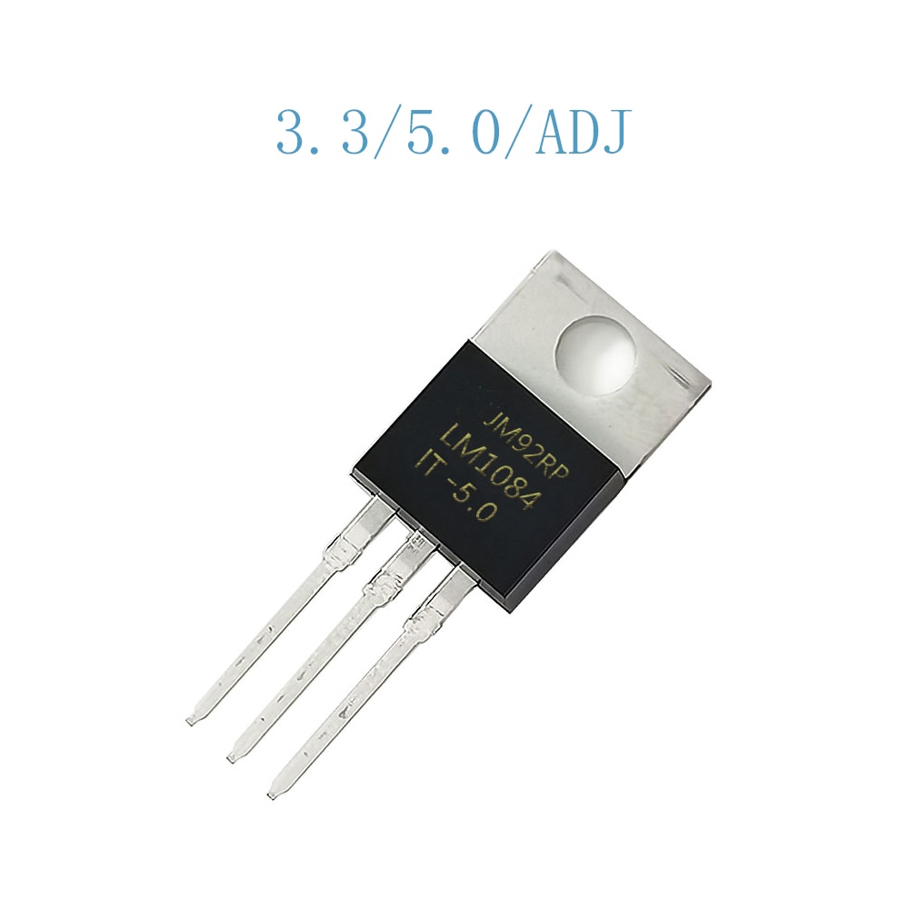 10PCS LM1084 LM1084IT-ADJ LM1084IT-5.0 LM1084IT-3.3 LM1084IT-12 LM1084IT ADJ 5V 3V 12V TO-220