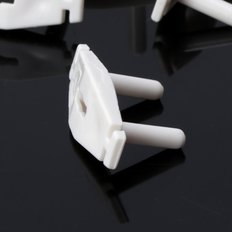 N80C 10-pieces DE Power Socket Baby Child Safety Protection Device Anti-shock Plug Protector White Color Socket Cover