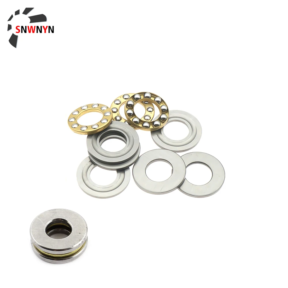 1pcs F8-14M Axial Ball Thrust Bearing 8mm X 14mm X 4mm Mini 3-In-1 Plane Axial Ball Bearing Thrust Bear Metal Axial Ball Bearing