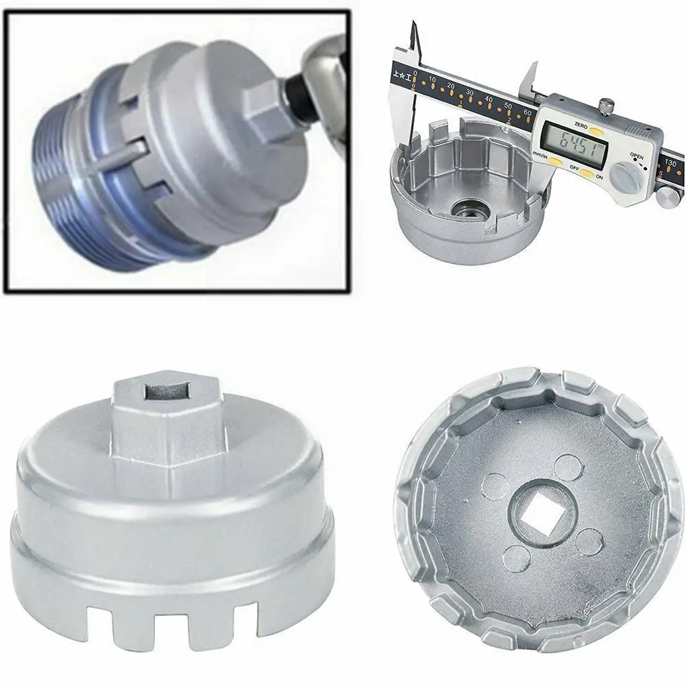 64.5mm Oil Filter Wrench Socket Remover Available for Toyota Lexus Scion Matrix Accessories Auto