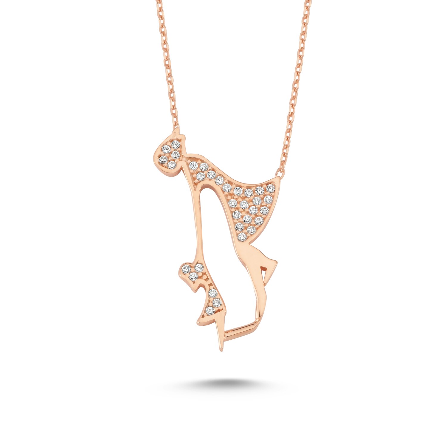 925 Sterling Silver Mother and Child Pendant