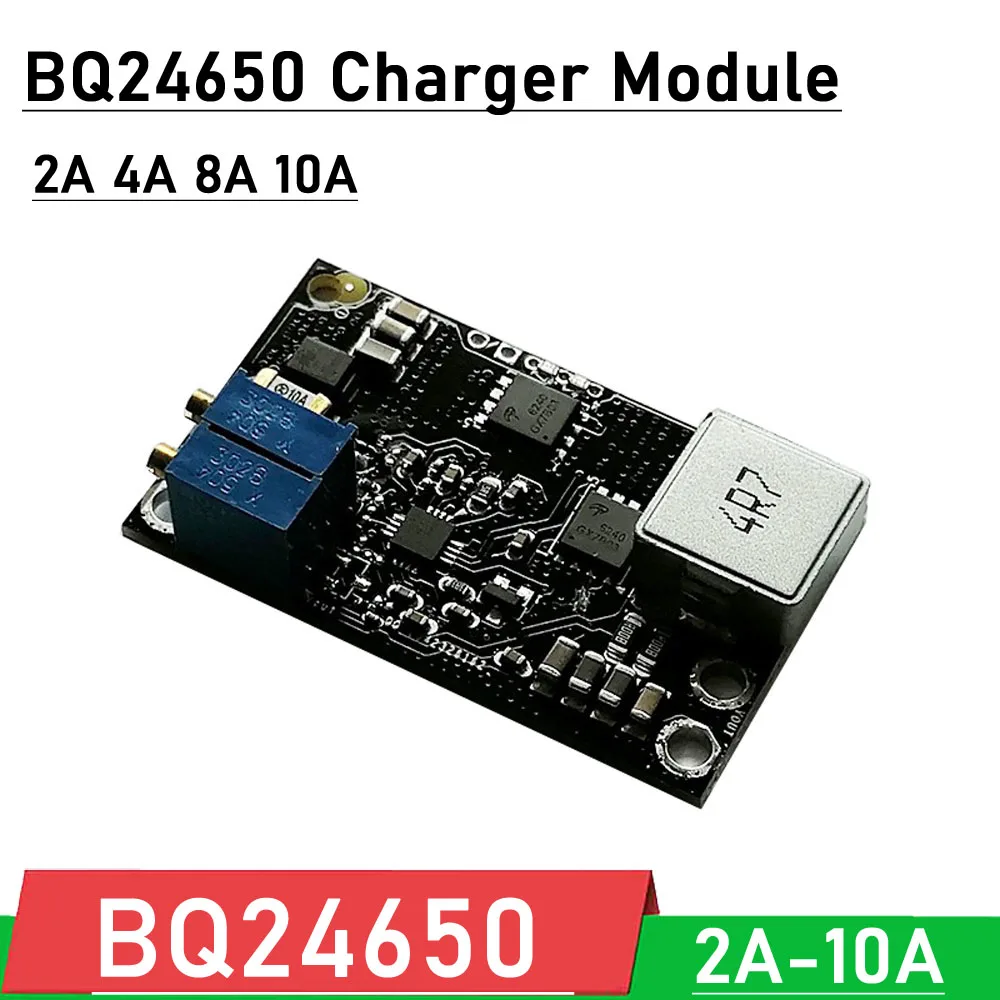 BQ24650 2A 4A 8A 10A lithium battery charger 1S 2S 3S 4S 5S 6S Solar MPPT controller 12V lead-acid