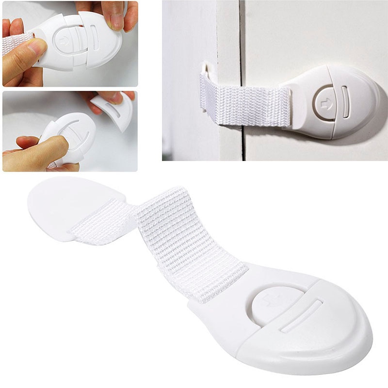 1/10Pcs Child Lock Protection Of Children Locking Doors For Children's Safety Kids Safety Plastic Protection Baby Safety Lo