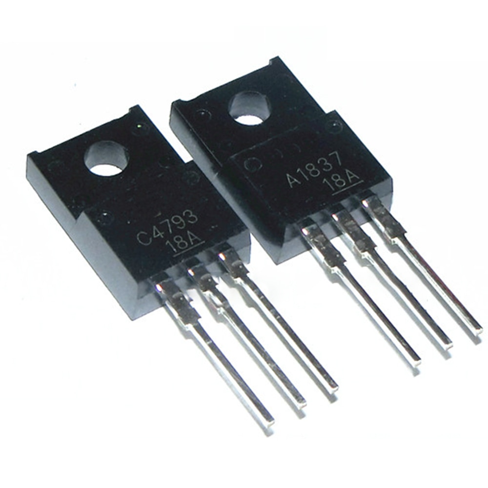 20PCS 10pair= 10pcs 2SC4793 TO220 and 10pcs 2SA1837 TO-220 C4793 A1837 230V 1A Transistor new original