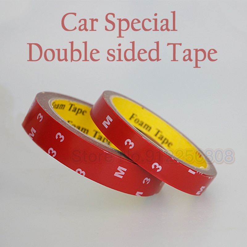 M3 Car Special Double sided Tape Strong Waterproof Adhesive Grey Tape Sticker For Car Accessories/Outdoor Indoor/Mobile phones