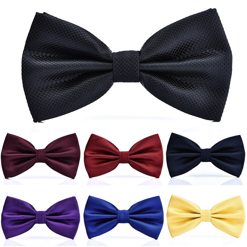 British double bow black concealed group activities wedding wedding groom best man wedding red bow tie