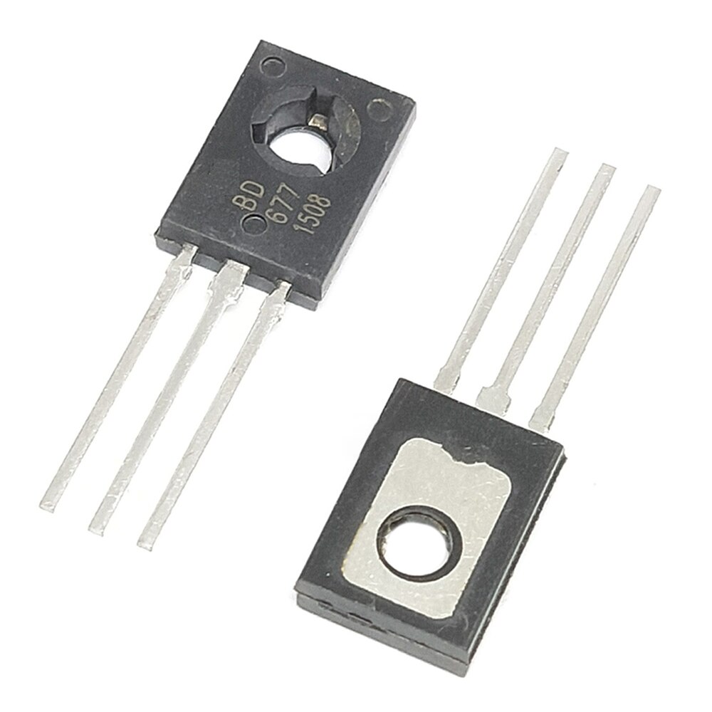10pcs BD677 TO126 BD677G TO-126 PNP SILICON DARLINGTON TRANSISTORS