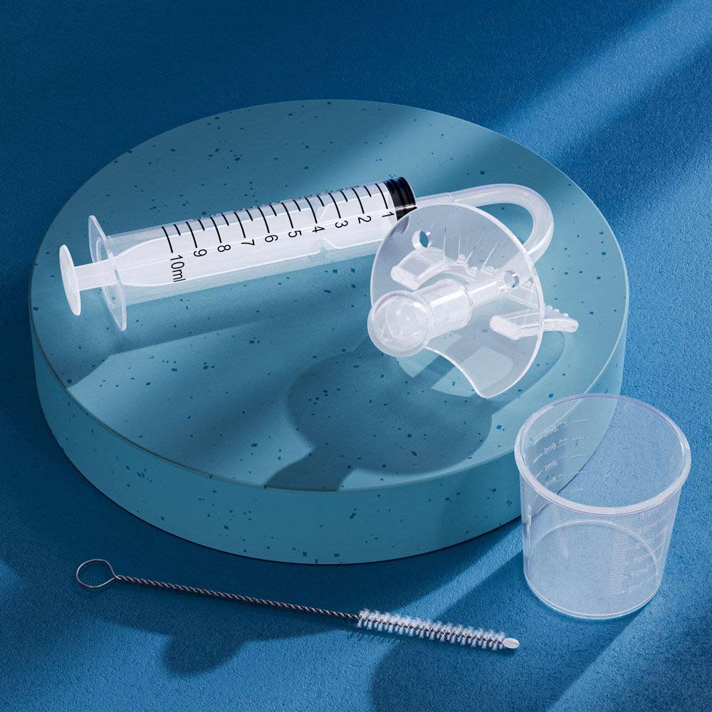 Baby Medicine Dispenser Pacifier Feeder Oral Syringe for Liquid Feeding Needle Transparent Smart Pacifiers for Infant Newborns