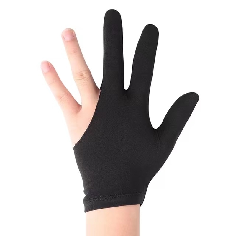 Snooker Billiard Glove EmbroideryBillard Gloves Left Hand Three Finger Smooth Biliardo Billar Guanti Billiard Accessories