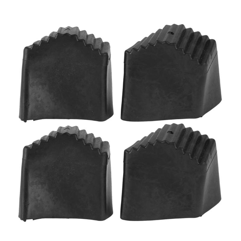 4Pcs Ladder Foot Pad Ladder Foot Cushions Household Ladder Covers Wear-Resistant Rubber Foot Pad Ladder Insulating Foot Sleeve