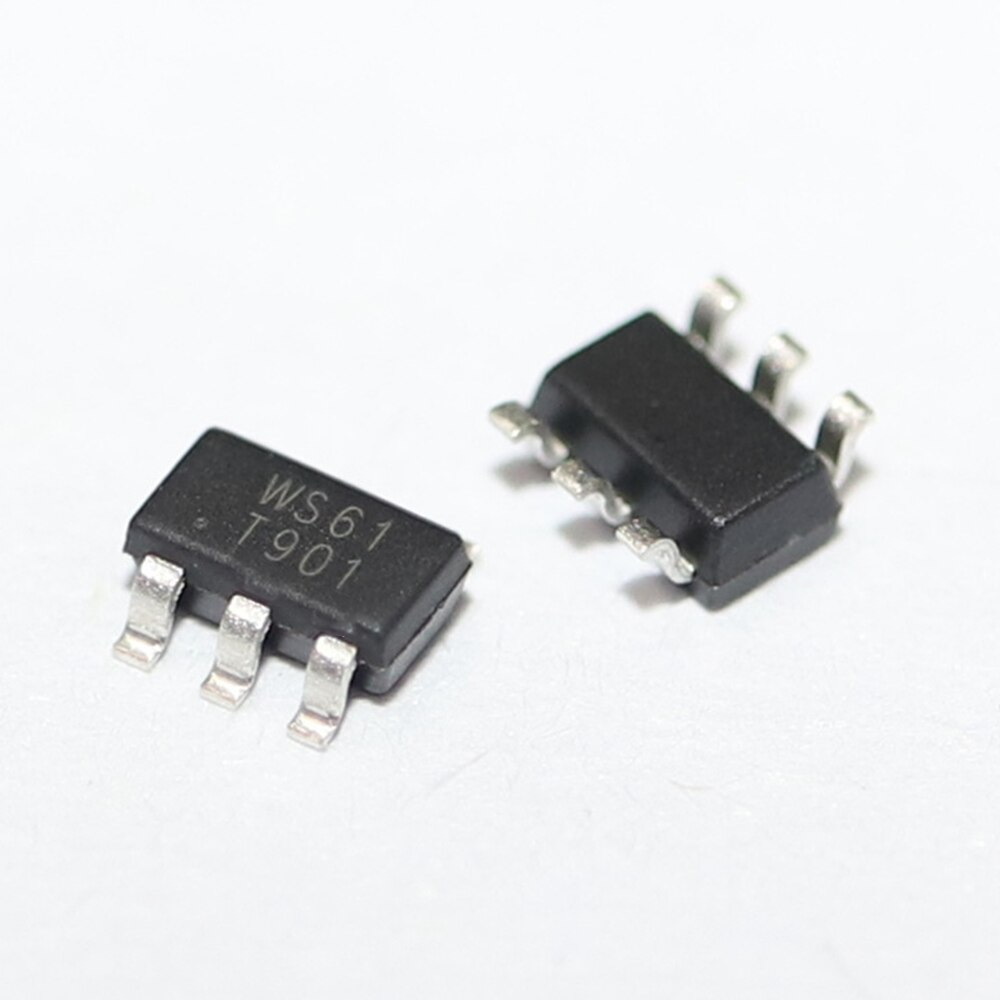 10PCS WS3202E61-6 WS61 SOT23 WS3202E SOT23-6 WS3202E61-6/TR Overvoltage and overcurrent protection chip