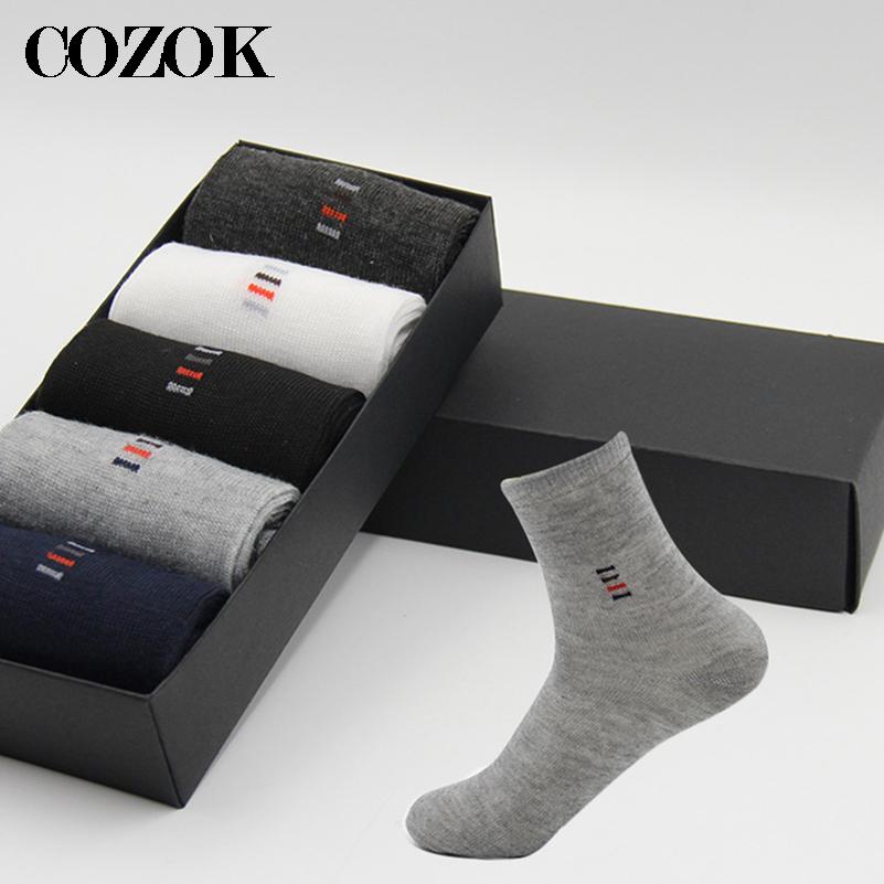 3 Pairs/lot Mens Socks Solid Color Cotton Classic Business Casual Fashion Socks Spring Autumn Winter Breathable Male Socks Meias