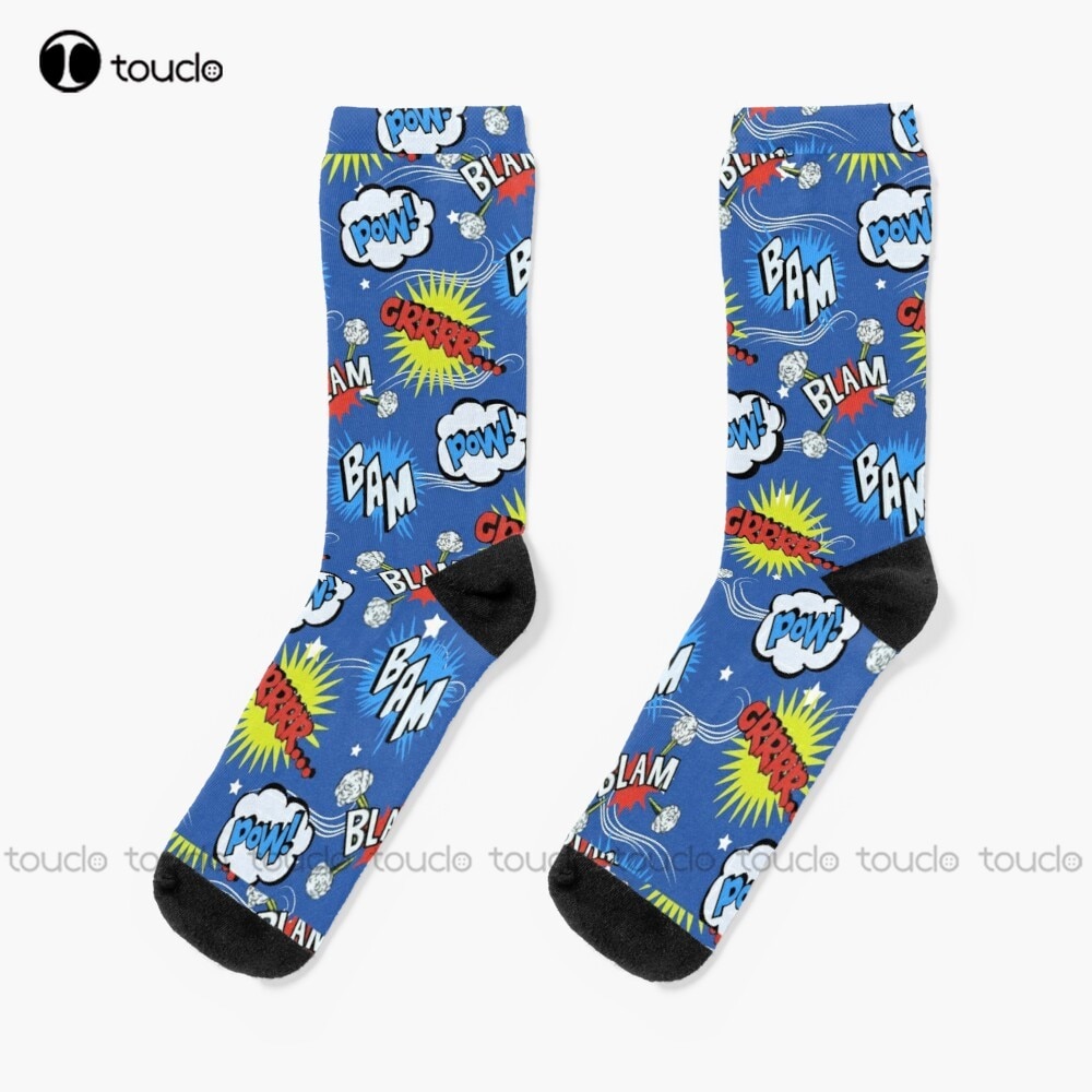 Villanelle Pajama Design Killing Eve Socks Girls White Socks Christmas New Year Thanksgiving Day Gift Custom Hd High Quality