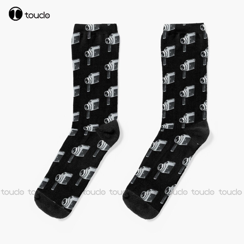 Super 8 Movie Film Retro Camera Great Gift Socks Men Socks Thanksgiving Christmas New Year Gift Unisex Adult Teen Youth Socks