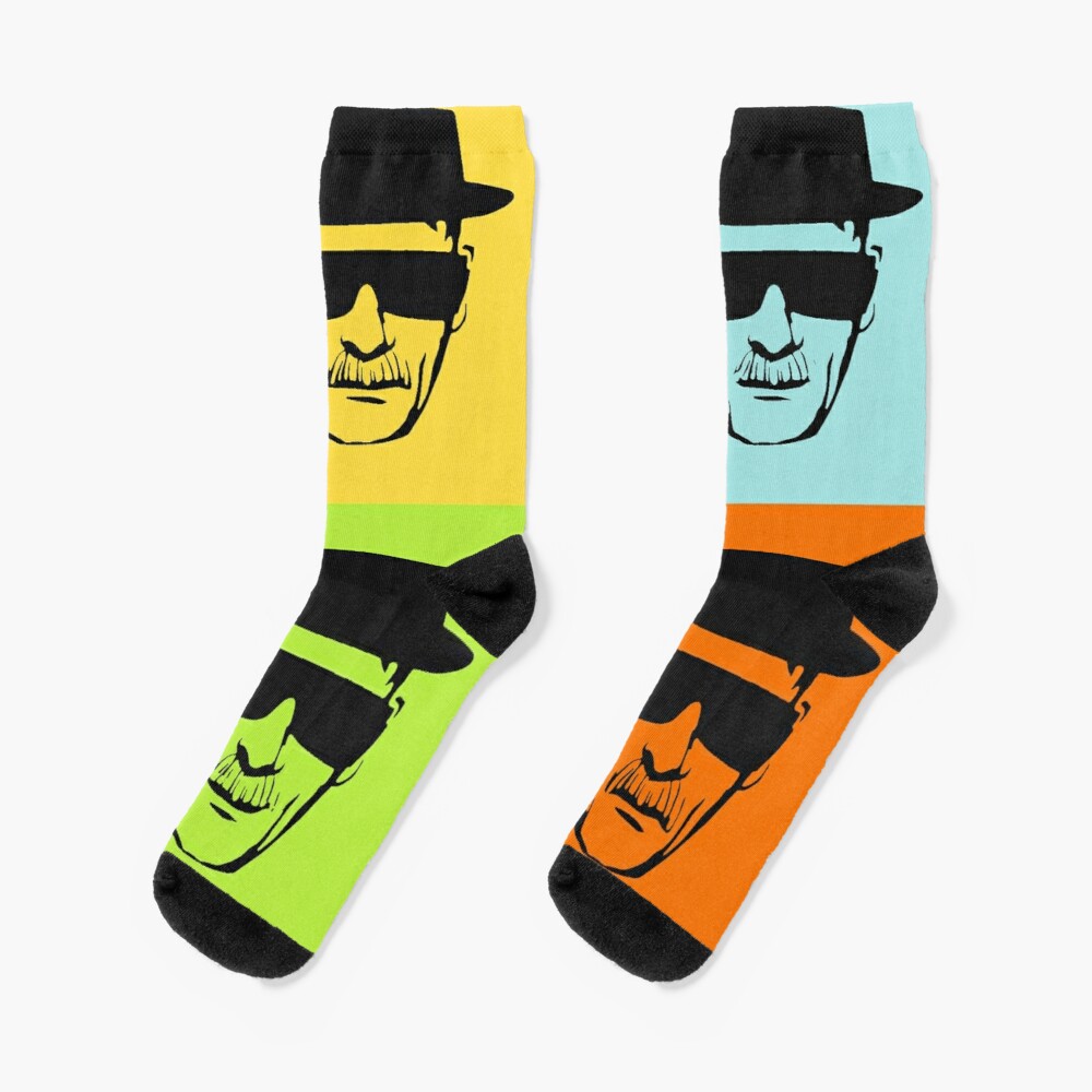 Heisenberg Suspect Sketch Breaking Bad Socks