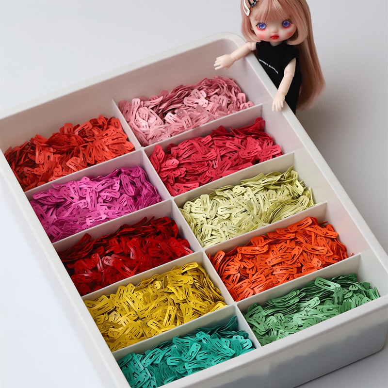 20pcs 2cm Mini Hairpin Baby Hair Accessories Ragdoll Broken Hairpin Hair Accessories Pet Hairpin Cute BB Clip Baby Hair Clips