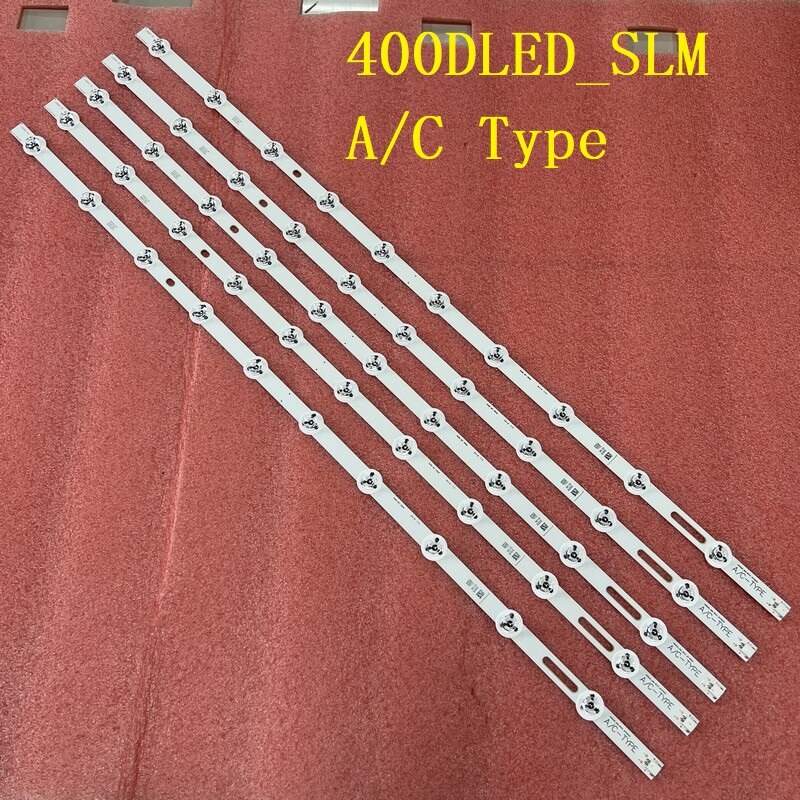 5pcs LED bar for TOSHIBA 40U7653DB Panasonic TX-40CX400B TX-40CX350B 400DLED_SLIM A C-Type 40UA9300 40UA8900 40FA7100 40UB8600