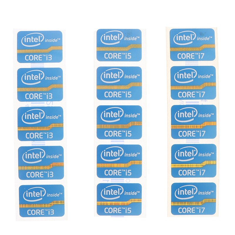 Ultrabook Performance Label Sticker Laptop Logo Intel Core Four-generation Core I3 I5 I7 1pcs