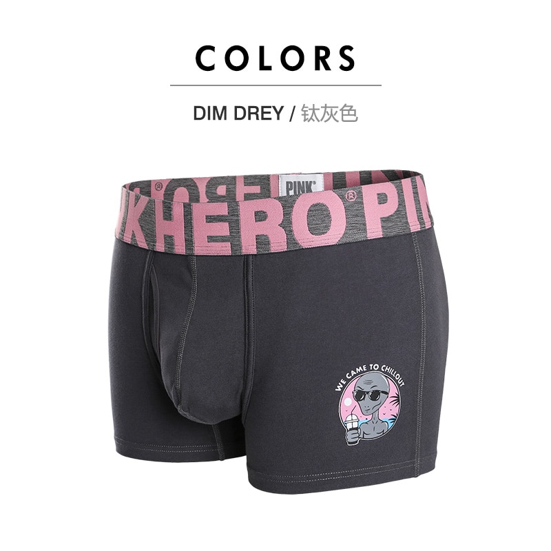 PINKHERO Funny Printing Male Underpants For Men,Including Novelty Stretch Stylish Comfortable Soft Underwear Boxer Briefs
