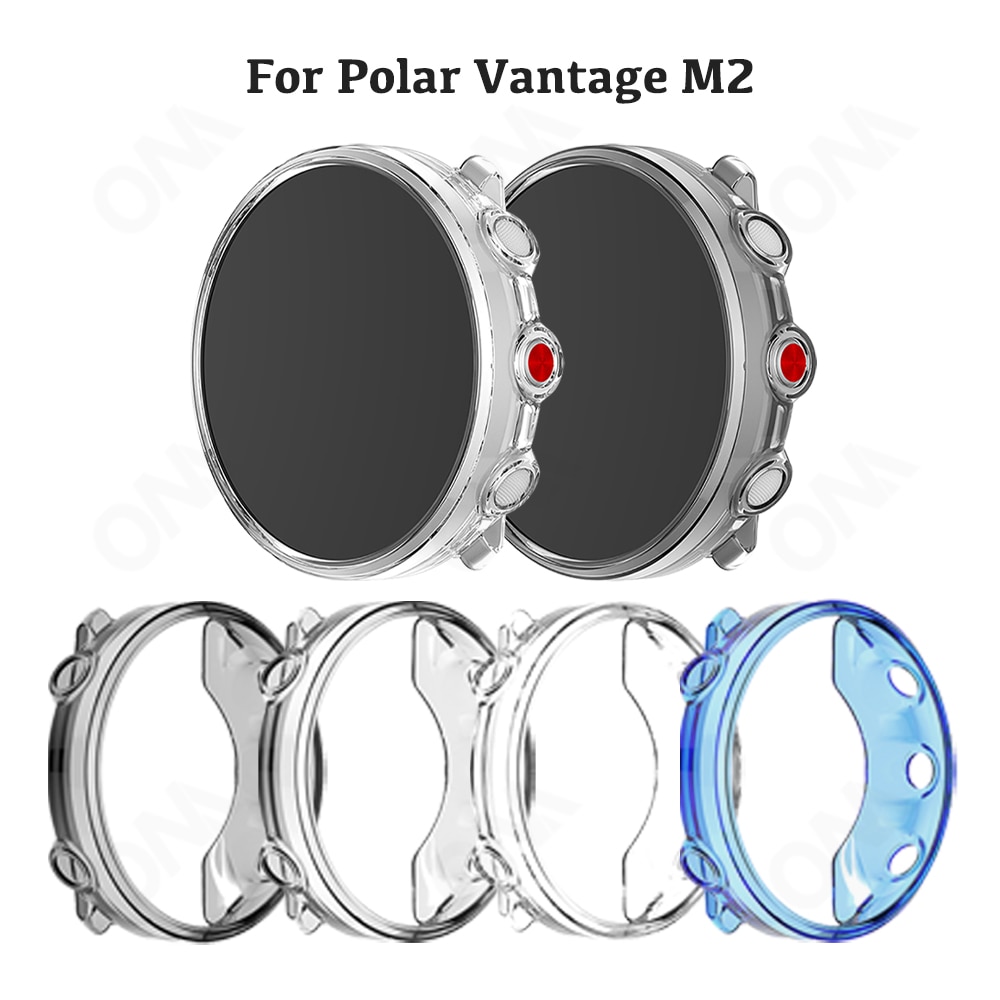 TPU Protective Case Cover for Polar Vantage M2 Protection Cover Shell Smart Watch Bracelet Colorful Protector Cover Vantage M2
