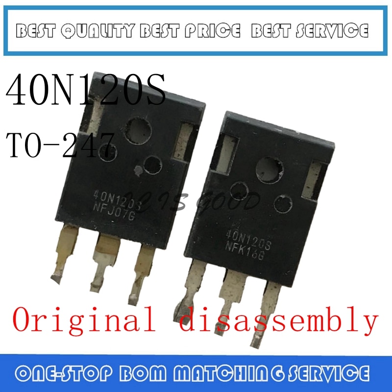 5PCS-20PCS 40N120FL 40N120FL2 40N120FL3 40N120S 40A 1200V TO-247 Original disassembly