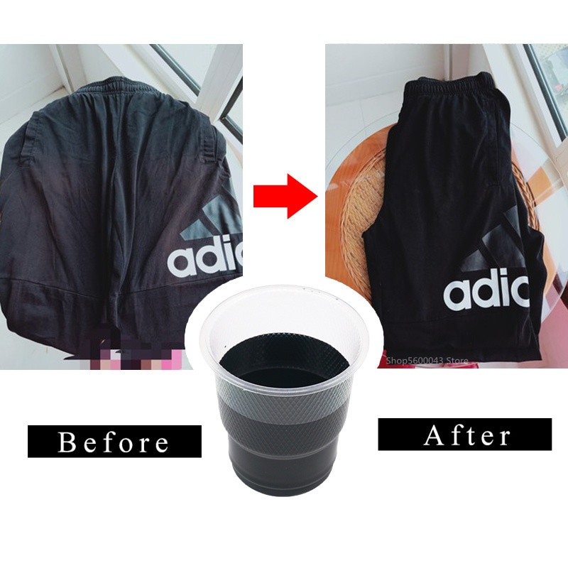 20g/50g Paint for Fabric Paint Black Color Dye for Clothing Textile Dyeing Clothing Renovation Paint for Clothes