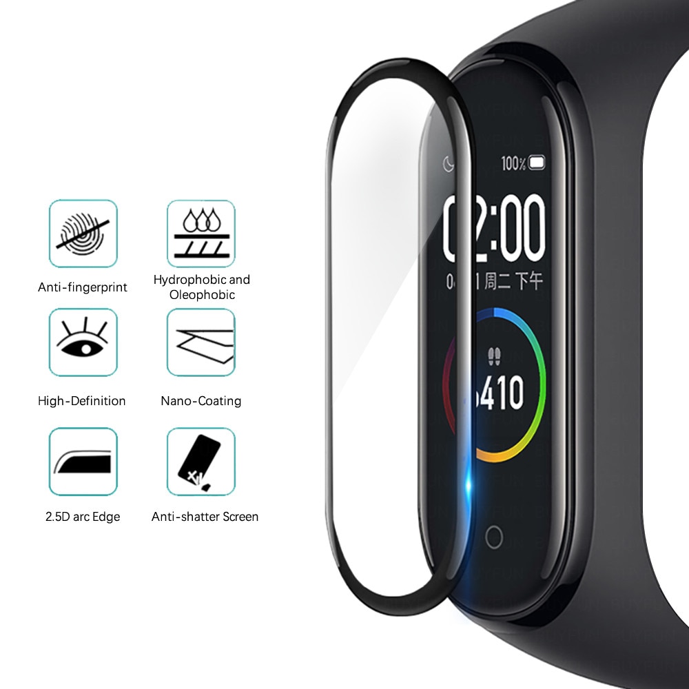 3PCS Tampered Glass Protective Film Cover For Xiaomi 6 5 4 xiao mi xiaiomi Watch Protector Anti-fingerprint Anti-scratch HD film